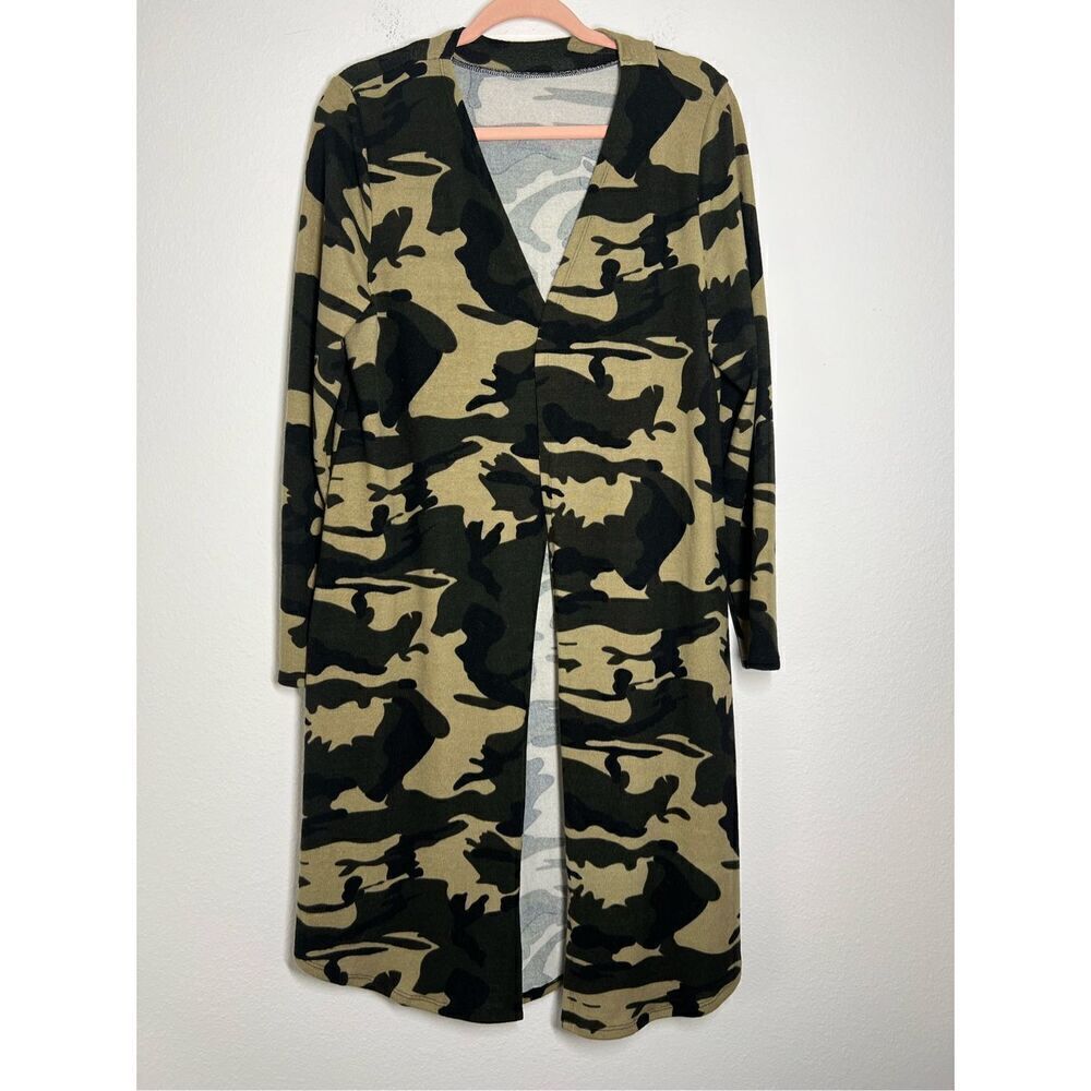 Leisure Coat for Women- Soft Comft Long Cardigan Printed Long Sleeve Outerwear